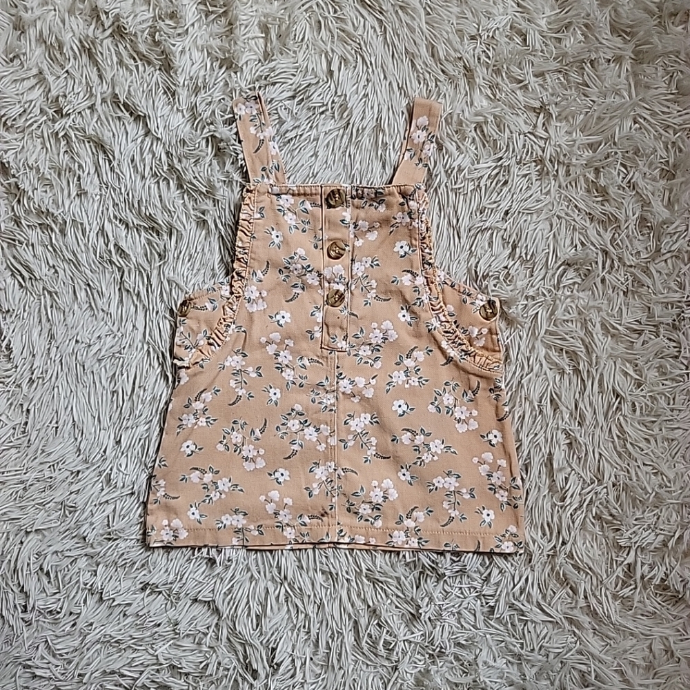 Nicole Miller New York Baby Childs Little Girls Infant Floral Overall Dress